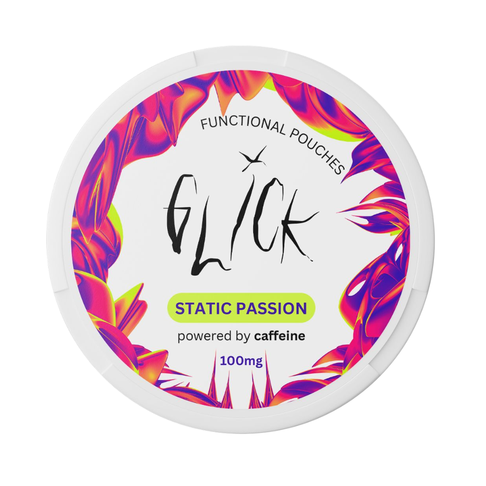 Glick Caffeine Functional Pouches | Static Passion